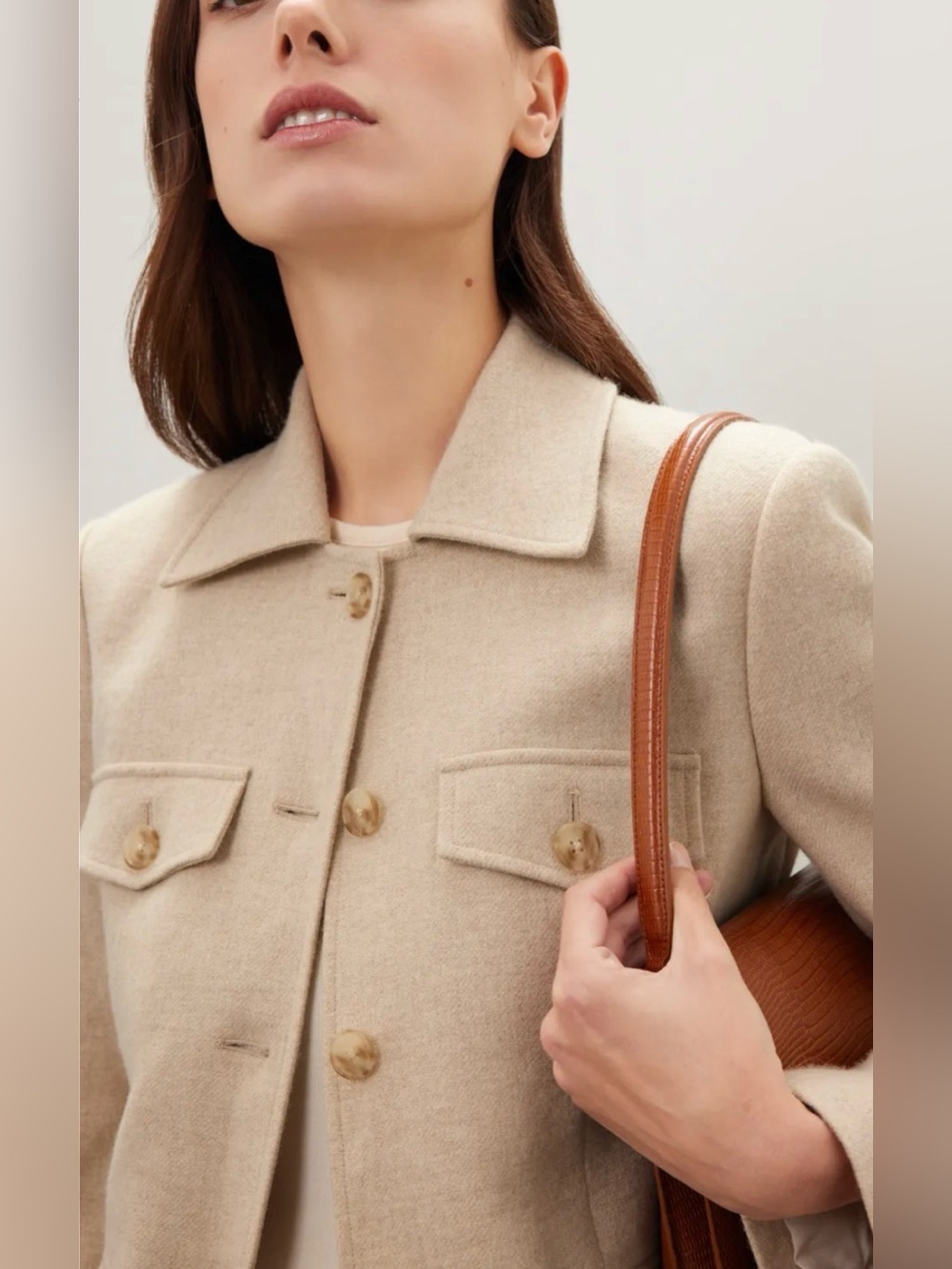 Derek Lam 10 Crosby Jasper Utility Jacket
Tailored Cream wool blend size 6 - Picture 5 of 16